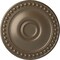 Ekena Millwork Foster Ceiling Medallion (Fits Canopies up to 5 5/8"), Hand-Painted Warm Silver, 19 1/8"OD x 1"P CM19FOWSS - alternate 1